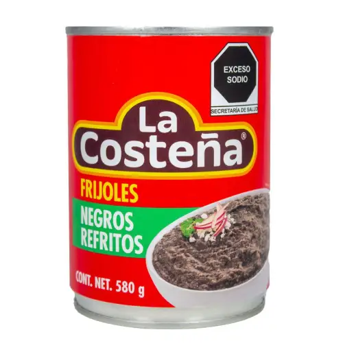La Costeña frijoles refritos black