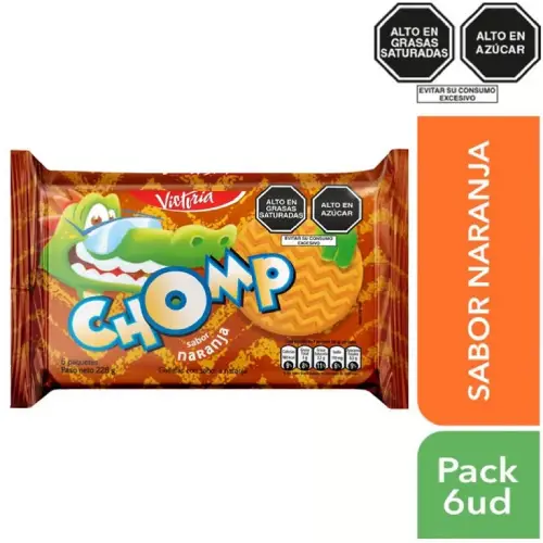 Chomp galleta naranja