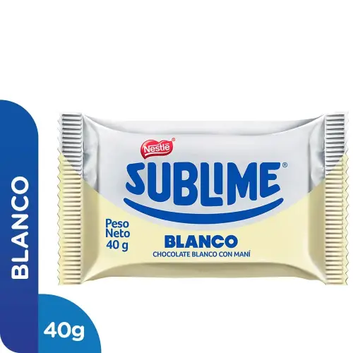 Sublime chocolate blanco