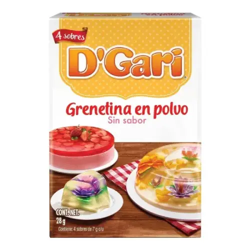 Gelatina D'Gary sin sabor