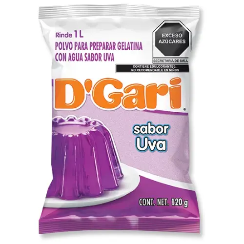 Gelatina D'Gary Uva