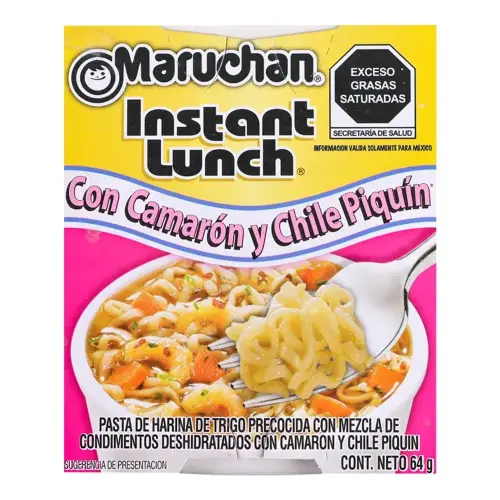 Maruchan camaron y chile piquin