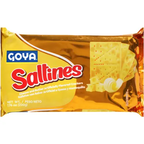 Goya Saltines cheese Y BUTTER