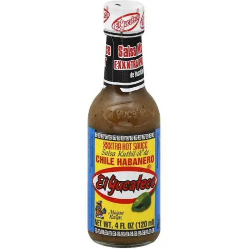 El Yucateco salsa extra hot de chile habanero