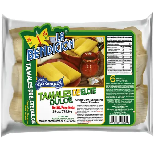 Rio Grande Tamal de elote congelado