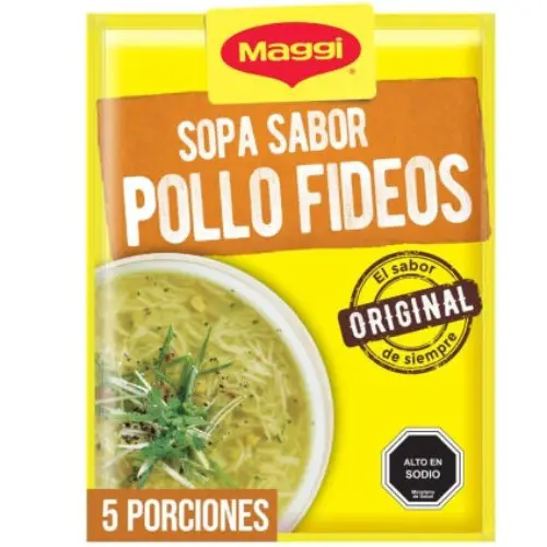 Maggi crema pollo fideos