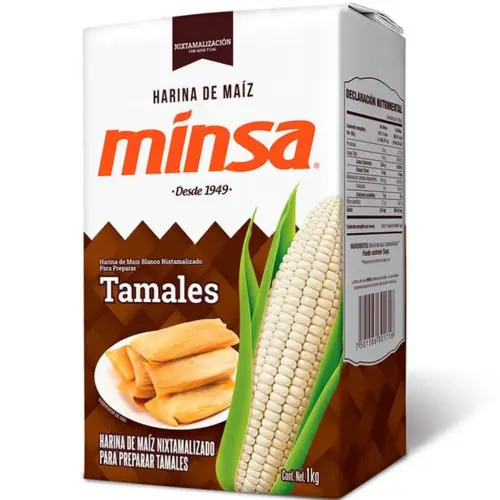 Minsa  harina de maiz tamal