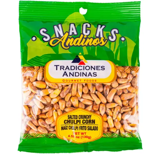 Tradiciones andinas maiz chullpí frito