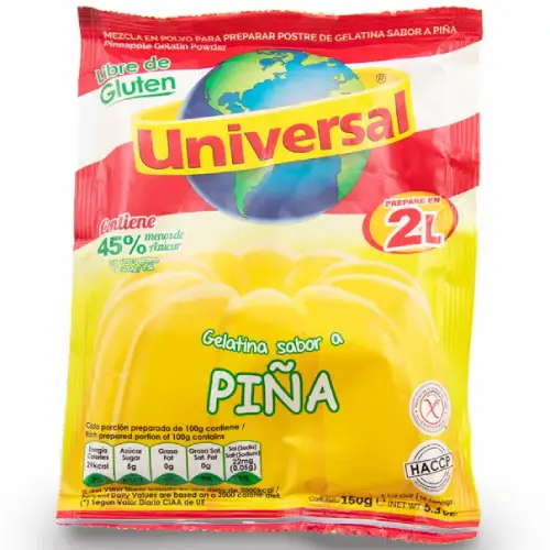 Universal gelatina piña
