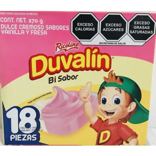 Ricolino Duvalin fresa - vainilla